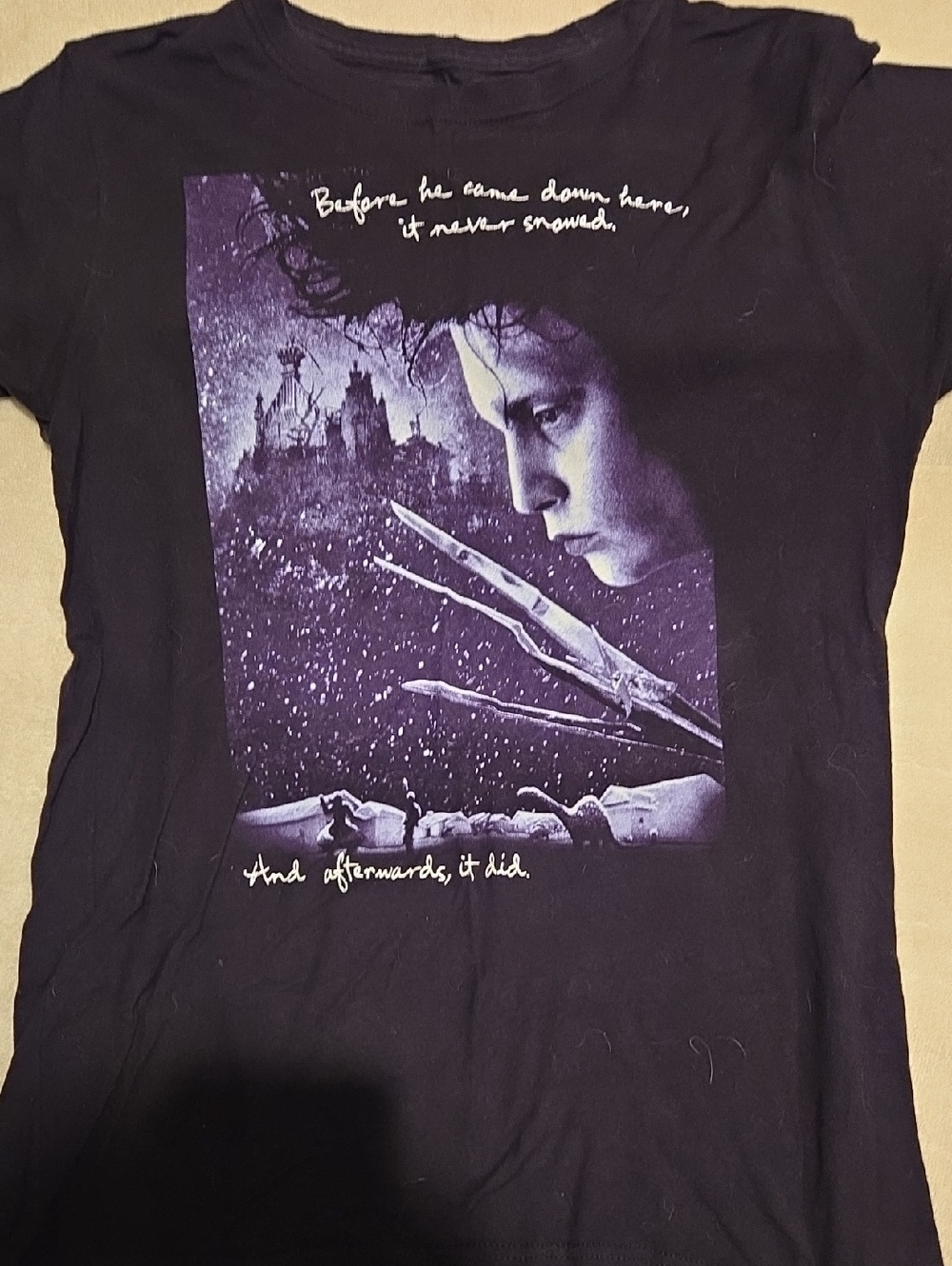 Women's T-shirt. Edward Scissorhands